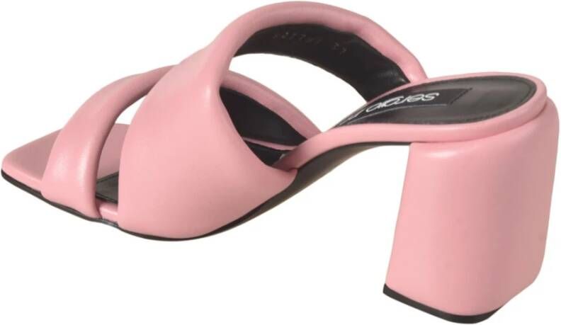 Sergio Rossi Roze Strappy Sandalen Pink Dames