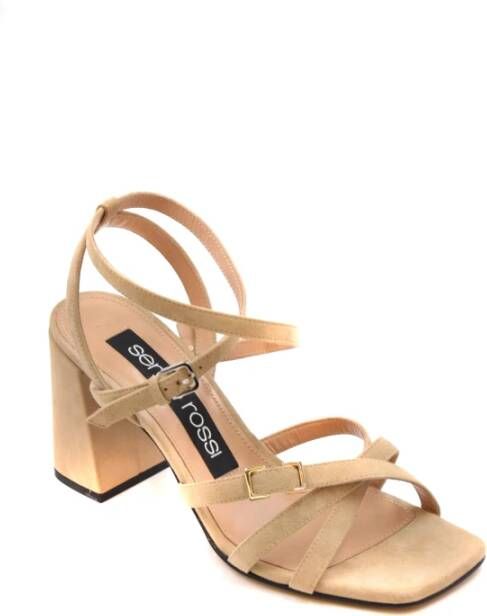 Sergio Rossi Verhoog je stijl met hoge hak sandalen Beige Dames