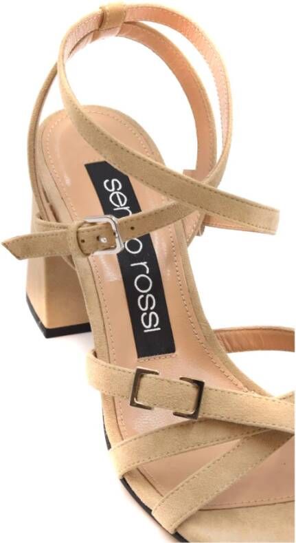 Sergio Rossi Verhoog je stijl met hoge hak sandalen Beige Dames
