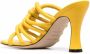 Sergio Rossi Gele Leren Hoge Hak Sandalen Yellow Dames - Thumbnail 3