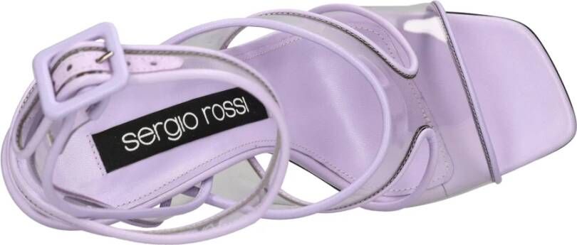 Sergio Rossi Sandalen Lila