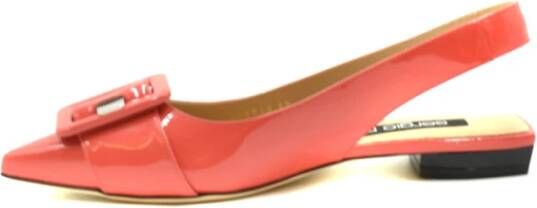 Sergio Rossi Elegante zomerse platte sandalen Rood Dames