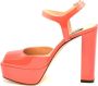 Sergio Rossi Verhoog je stijl met leren sandalen Rood Dames - Thumbnail 3