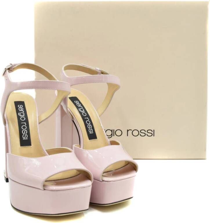Sergio Rossi Verhoog je stijl met hoge hak sandalen Roze Dames