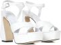 Sergio Rossi Verhoog je stijl met hoge hak sandalen White Dames - Thumbnail 2