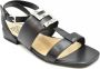 Sergio Rossi Elegante zomerse platte sandalen Zwart Dames - Thumbnail 4