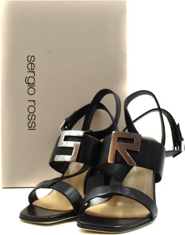Sergio Rossi Verhoog je stijl met hoge hak sandalen Zwart Dames