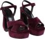 Sergio Rossi Mora Sandalen Stijlvol en Comfortabel Purple Dames - Thumbnail 5