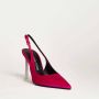 Sergio Rossi Fuxia Sandalen voor Dames Aw22 Roze Dames - Thumbnail 2