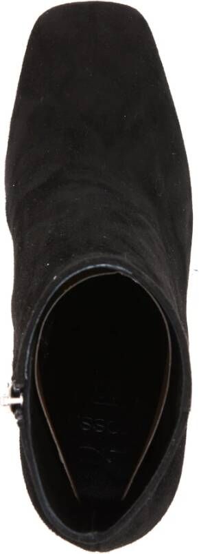 Sergio Rossi Zwarte Dames Pump Booties met Laterale Rits Sluiting Zwart Dames