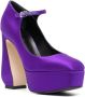 Sergio Rossi Paarse Sabot T 90 Hak Purple Dames - Thumbnail 4