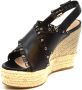 Sergio Rossi Hoge Suède Flip-Flops Zwart Dames - Thumbnail 3