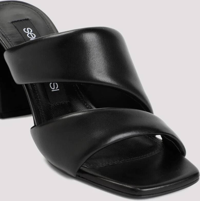 Sergio Rossi Spongy Sandal Black Dames