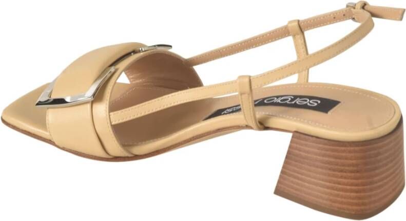 Sergio Rossi Stijlvolle Sandalen voor Vrouwen Beige Dames