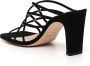 Sergio Rossi Lattice-Strap Hoge Hak Sandalen Zwart Dames - Thumbnail 3