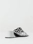 Sergio Rossi Witte leren blokhak sandalen - Thumbnail 2