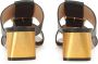 Sergio Rossi Zwarte Blokhak Sandalen - Thumbnail 2