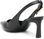 Sergio Rossi Zwarte Leren Puntige Neus Slingback Hakken Black Dames - Thumbnail 3