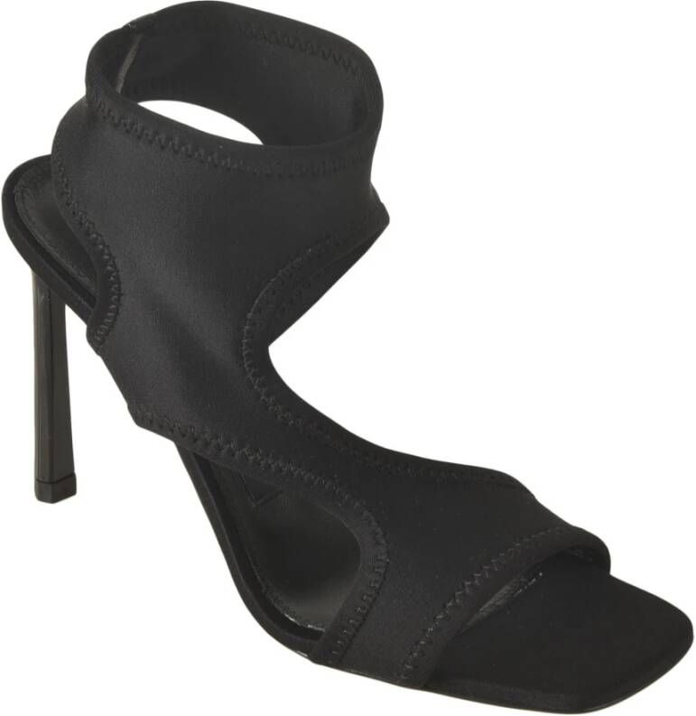 Sergio Rossi Zwarte Sandalen Black Dames