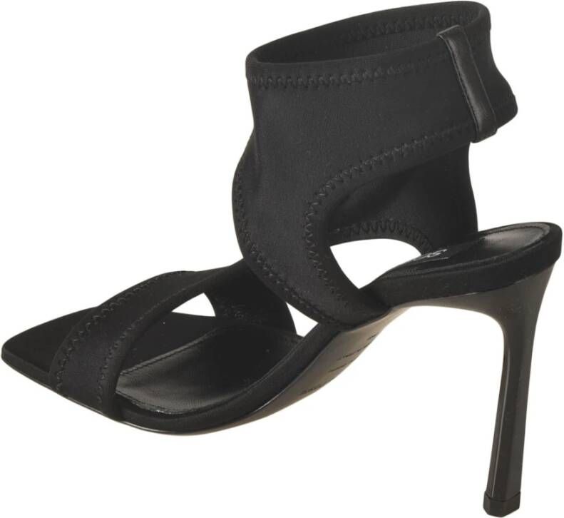 Sergio Rossi Zwarte Sandalen Black Dames