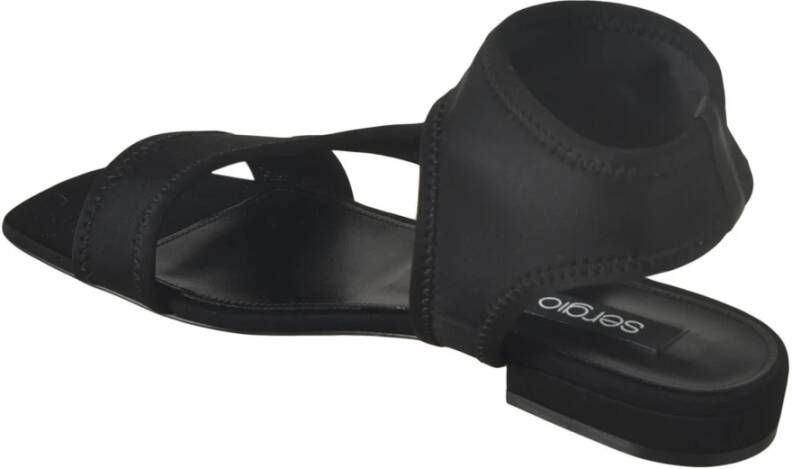 Sergio Rossi Zwarte Sandalen voor Vrouwen Black Dames