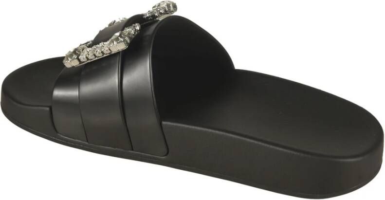 Sergio Rossi Zwarte Sandalen voor Vrouwen Black Dames