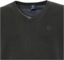 Sergio Tacchini Wollen trui met V-hals en geribbelde boorden - Thumbnail 2
