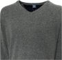 Sergio Tacchini Wollen trui met V-hals en geribbelde boorden - Thumbnail 2