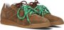 SHABBIES Lage Sneakers Dames April Mina Maat: 41 Materiaal: Suède Kleur: Bruin - Thumbnail 3