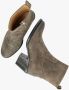 Shabbies Amsterdam Shabbies 182020399 Enkellaarsjes Enkelboots met rits Dames Bruin - Thumbnail 8