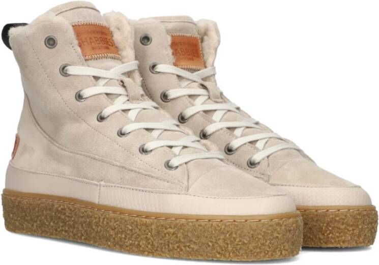 Shabbies Grijze Suède Winter Sneakers