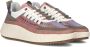 Shabbies Amsterdam Shabbies Chavi Mireille Hoge sneakers Leren Sneaker Dames Paars - Thumbnail 3