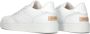 SHABBIES Lage Sneakers Dames Bossa Festa Maat: 40 Materiaal: Leer Kleur: Wit - Thumbnail 5