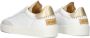 Shabbies Amsterdam Shabbies Bossa Oxford Lage sneakers Leren Sneaker Dames Wit - Thumbnail 4