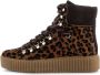 Shoe the Bear Agda boot suede Chesnut Leopard Pony Bruin Dames - Thumbnail 9
