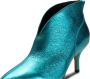 Shoe the Bear Turquoise Metallic Valentine Leren Hak Blauw Dames - Thumbnail 16