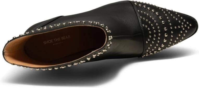 Shoe the Bear Annika Western Stud Leren Laarzen Zwart Dames