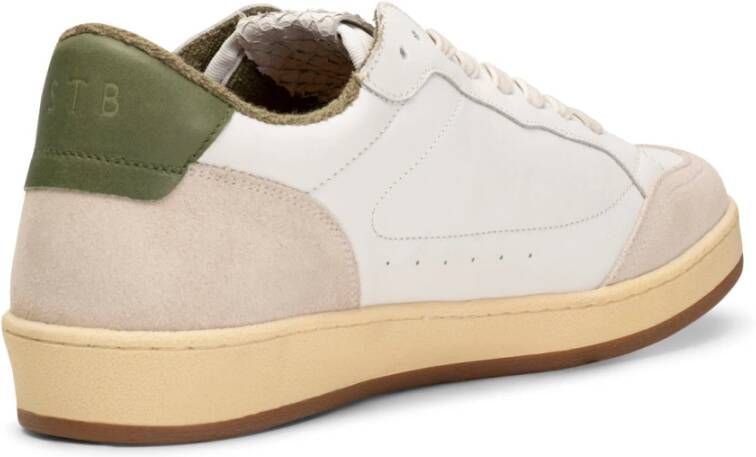 Shoe the Bear Babtiste sneaker leer WIT Groen Multicolor Heren