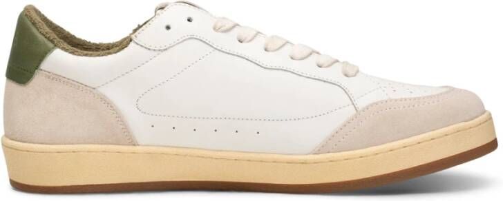 Shoe the Bear Babtiste sneaker leer WIT Groen Multicolor Heren