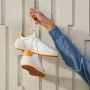 Shoe the Bear Babtiste sneaker leer WIT Oranje Multicolor Heren - Thumbnail 3