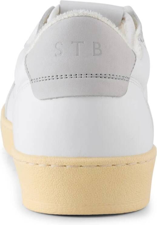 Shoe the Bear Babtiste sneaker leer WIT WIT White Heren