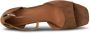 Shoe the Bear Blokhak Suède Sandaal Brown Dames - Thumbnail 5