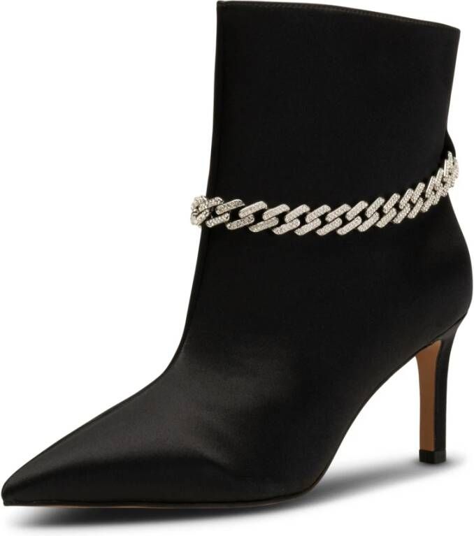 Shoe the Bear Harper Chain Bootie Satin Zwart Dames