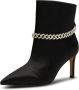 Shoe the Bear Harper Chain Bootie Satin Zwart Black Dames - Thumbnail 2