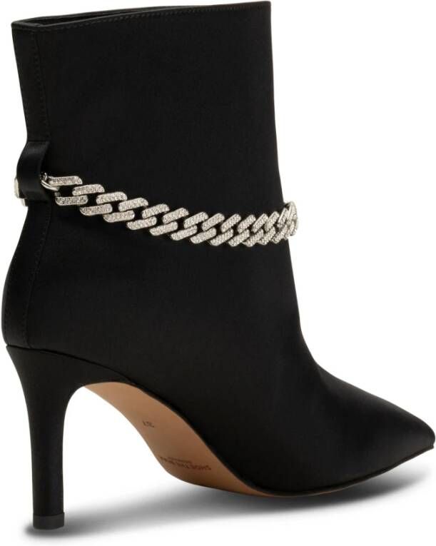 Shoe the Bear Harper Chain Bootie Satin Zwart Dames