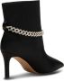 Shoe the Bear Harper Chain Bootie Satin Zwart Black Dames - Thumbnail 3