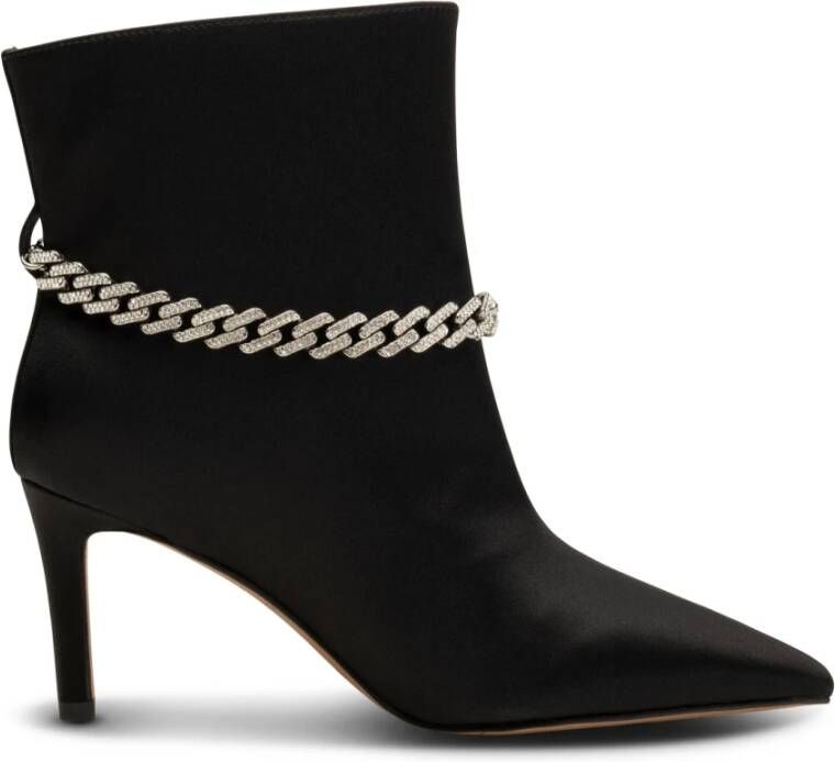 Shoe the Bear Harper Chain Bootie Satin Zwart Dames