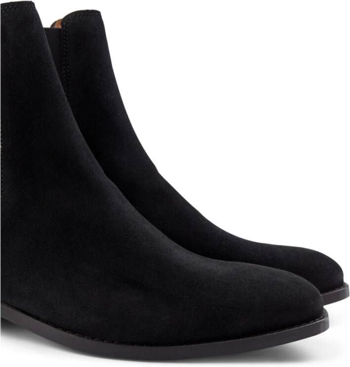 Shoe the Bear Eli Chelsea Boot Suède Zwart Heren