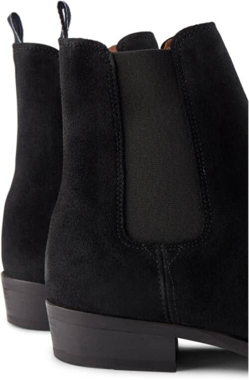 Shoe the Bear Eli Chelsea Boot Suède Zwart Heren