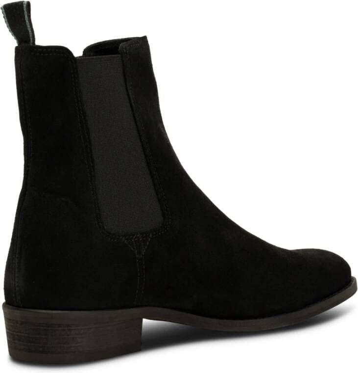 Shoe the Bear Eli Chelsea Boot Suède Zwart Heren